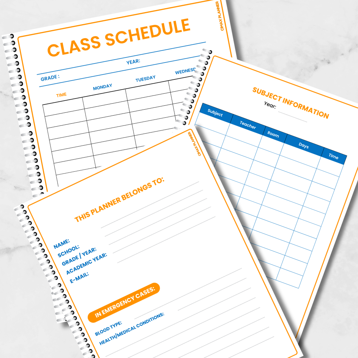 CIMAX High School Academic Planner (Special Offer - Limited Time)
