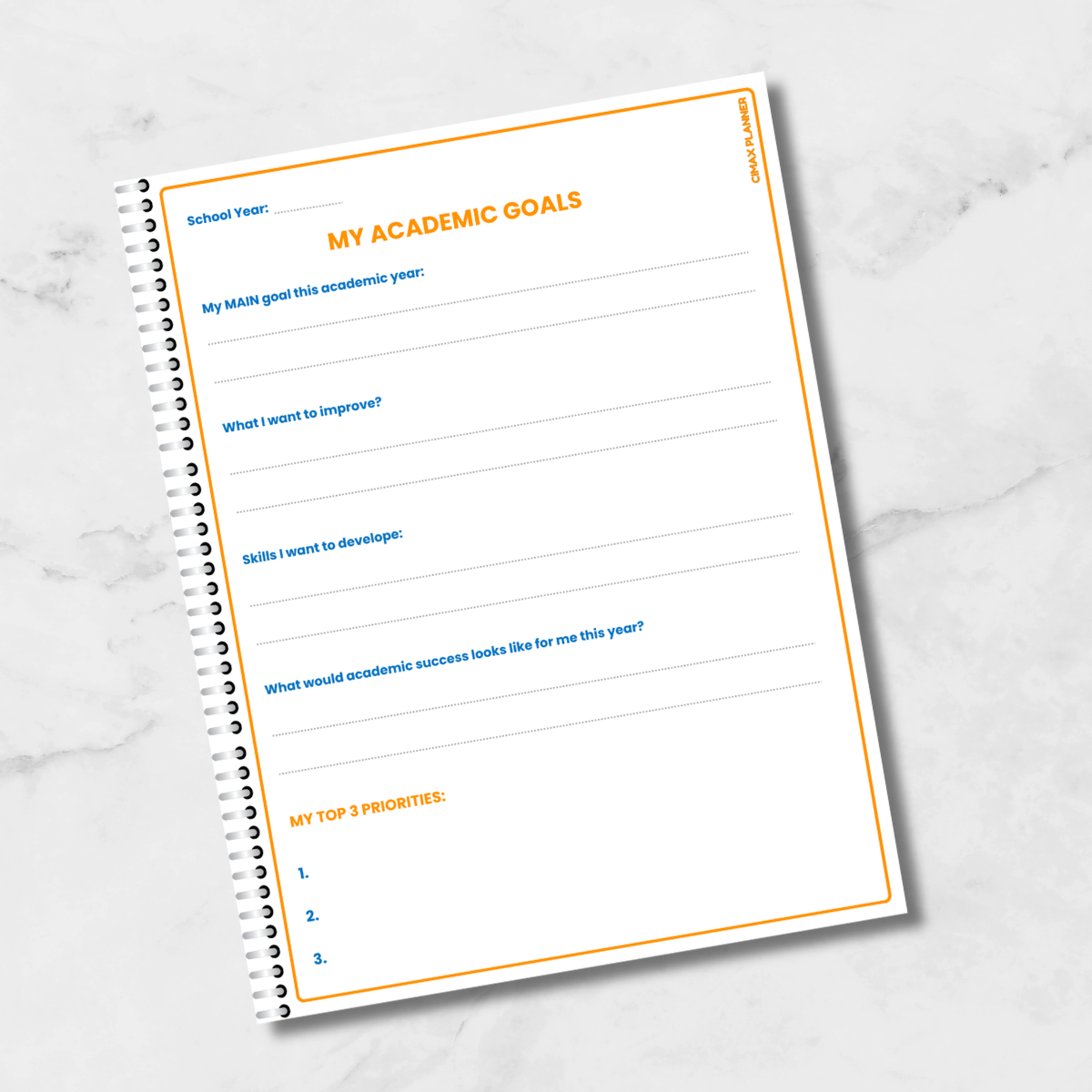 CIMAX High School Academic Planner (Special Offer - Limited Time)